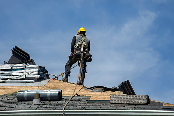 Professional Roofing technician working in Edmeston, NY